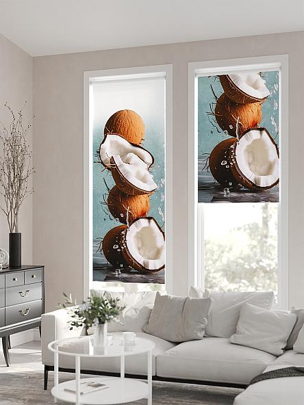 Рулонная штора для кухни для детской Нертонс - 172 - ширина 68 см - фото 2