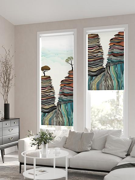 Рулонная штора для кухни для детской Нертонс - 177 - ширина 68 см - фото 2