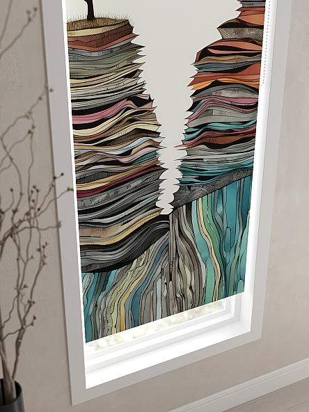 Рулонная штора для кухни для детской Нертонс - 177 - ширина 68 см - фото 3