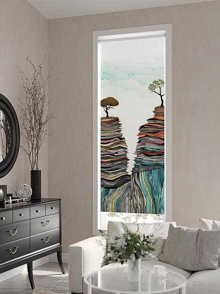 Рулонная штора для кухни для детской Нертонс - 177 - ширина 68 см - фото 6