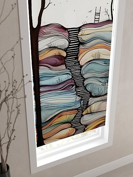 Рулонная штора для кухни для детской Нертонс - 178 - ширина 68 см - фото 3