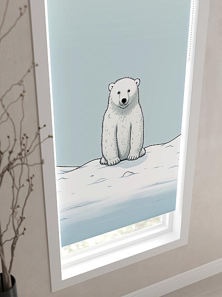 Рулонная штора для кухни для детской Нертонс - 180 - ширина 68 см - фото 3