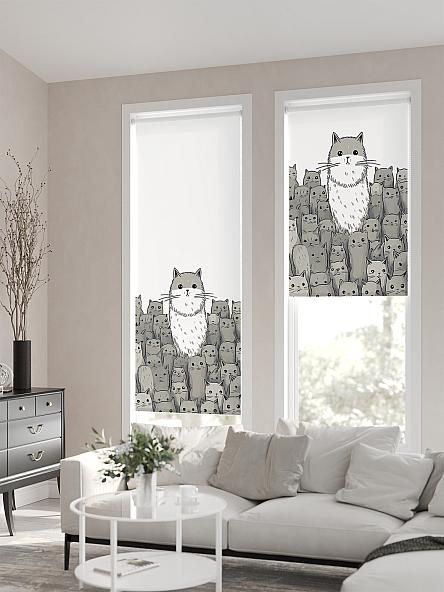 Рулонная штора для кухни для детской Нертонс - 182 - ширина 68 см - фото 2