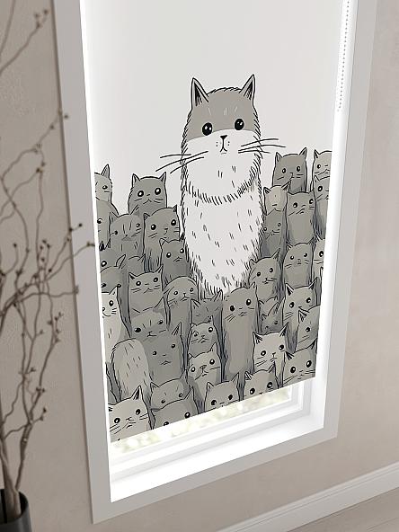 Рулонная штора для кухни для детской Нертонс - 182 - ширина 68 см - фото 3