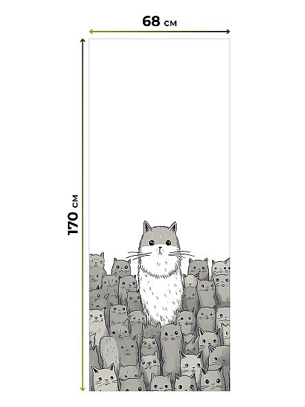 Рулонная штора для кухни для детской Нертонс - 182 - ширина 68 см - фото 5