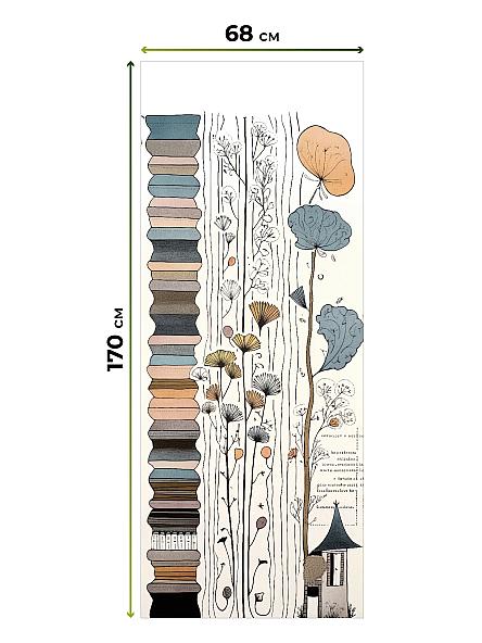 Рулонная штора для кухни для детской Нертонс - 183 - ширина 68 см - фото 5