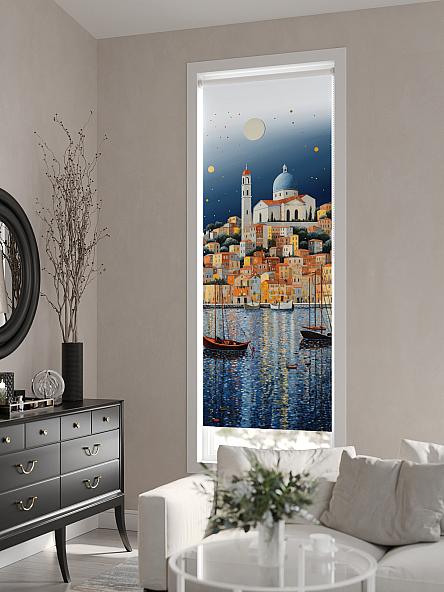 Рулонная штора для кухни для детской Нертонс - 186 - ширина 68 см - фото 6