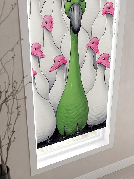 Рулонная штора для кухни для детской Нертонс - 189 - ширина 68 см - фото 3