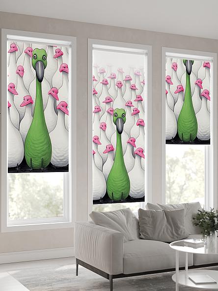 Рулонная штора для кухни для детской Нертонс - 189 - ширина 68 см - фото 4