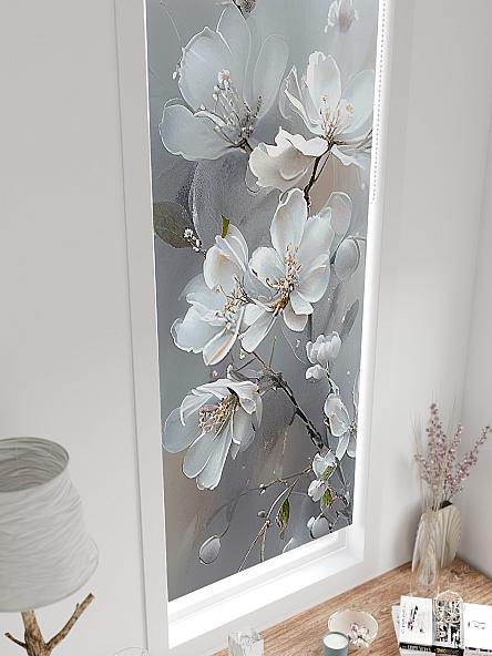 Рулонная штора для кухни для детской Ронтокс - 559 - ширина 47 см - фото 4