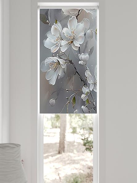 Рулонная штора для кухни для детской Ронтокс - 559 - ширина 47 см - фото 5