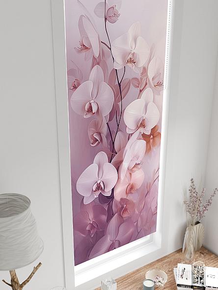 Рулонная штора для кухни для детской Ронтокс - 553 - ширина 47 см - фото 4