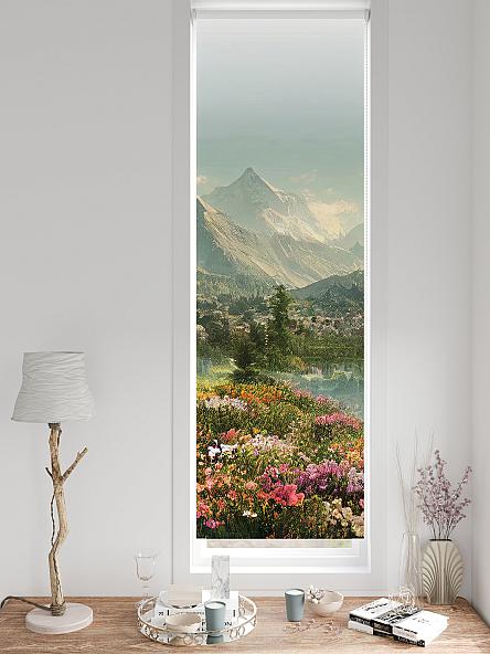 Рулонная штора для кухни для детской Лингрос - 551 - ширина 52 см - фото 3