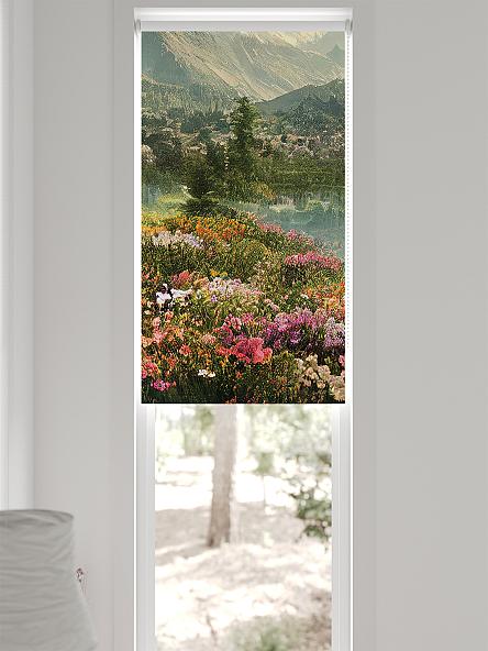 Рулонная штора для кухни для детской Лингрос - 551 - ширина 52 см - фото 5