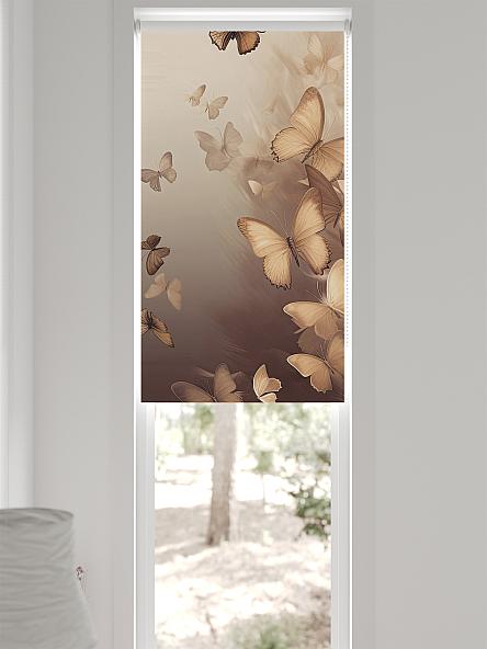 Рулонная штора для кухни для детской Лингрос - 560 - ширина 52 см - фото 5