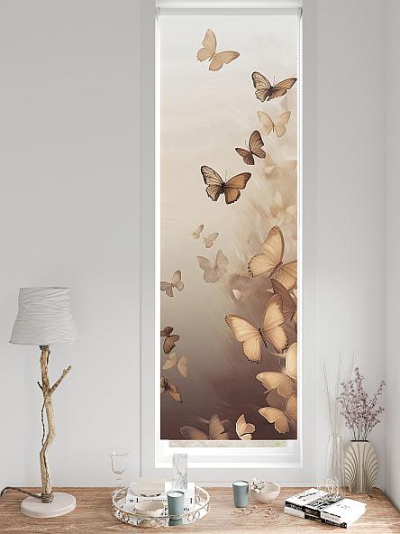 Рулонная штора для кухни для детской Лингрос - 560 - ширина 52 см - фото 3