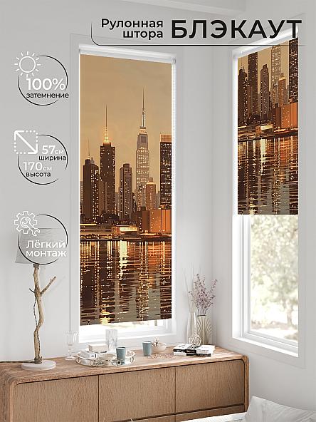 Рулонная штора для кухни для детской Нертис - 566 - ширина 57 см