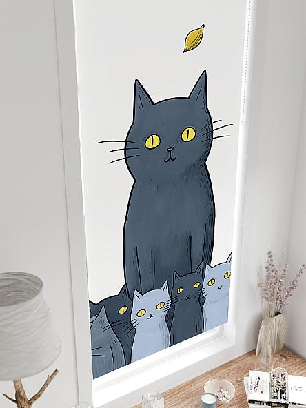 Рулонная штора для кухни для детской Нертис - 561 - ширина 57 см - фото 4