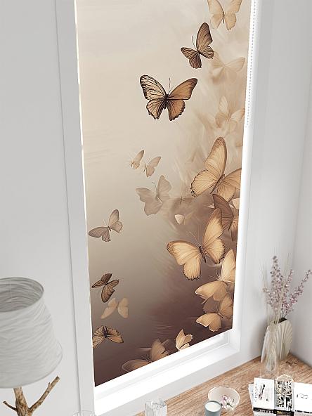 Рулонная штора для кухни для детской Фиреда - 560 - ширина 62 см - фото 4