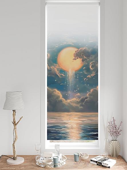 Рулонная штора для кухни для детской Фиреда - 557 - ширина 62 см - фото 3