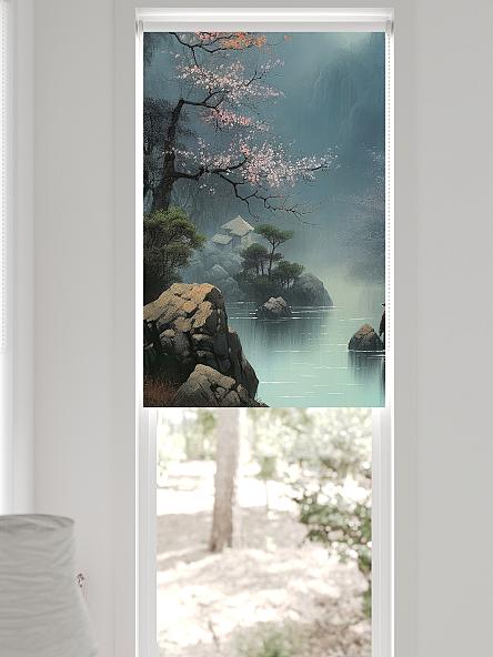 Рулонная штора для кухни для детской Фиреда - 563 - ширина 62 см - фото 6