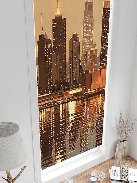 Рулонная штора для кухни для детской Фиреда - 566 - ширина 62 см - фото 4