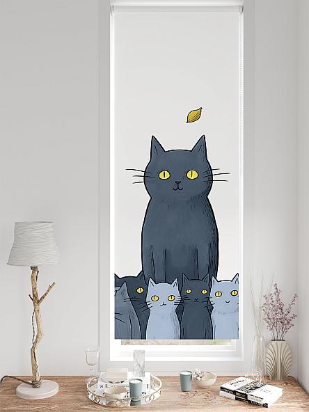 Рулонная штора для кухни для детской Фиреда - 561 - ширина 62 см - фото 3