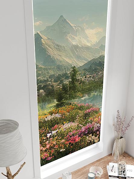 Рулонная штора для кухни для детской Легроса - 551 - ширина 68 см - фото 4