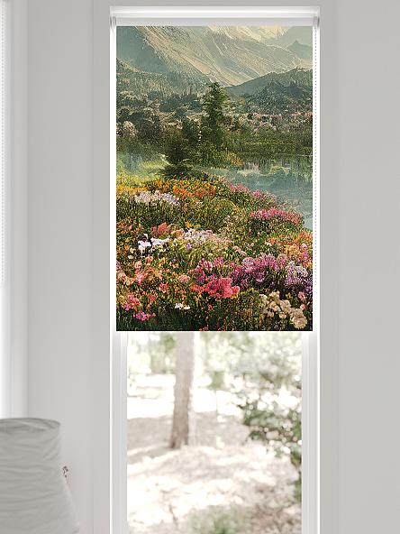 Рулонная штора для кухни для детской Легроса - 551 - ширина 68 см - фото 6