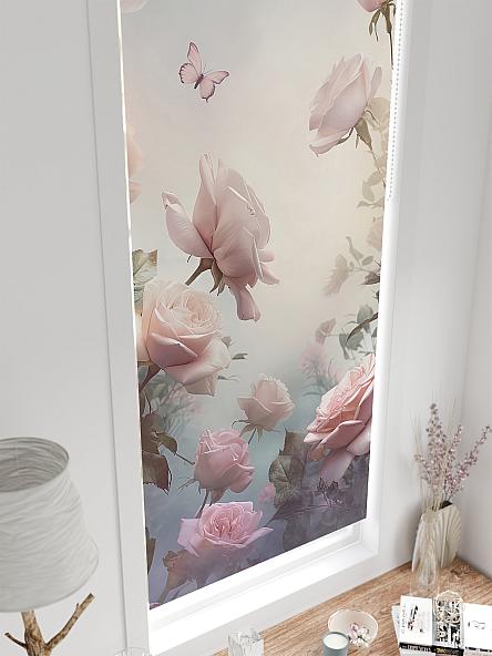 Рулонная штора для кухни для детской Легроса - 554 - ширина 68 см - фото 4