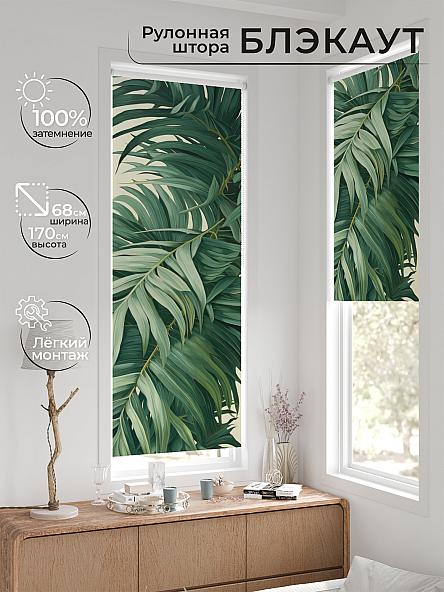 Рулонная штора для кухни для детской Легроса - 567 - ширина 68 см