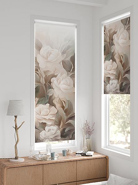 Рулонная штора для кухни для детской Легроса - 556 - ширина 68 см - фото 2