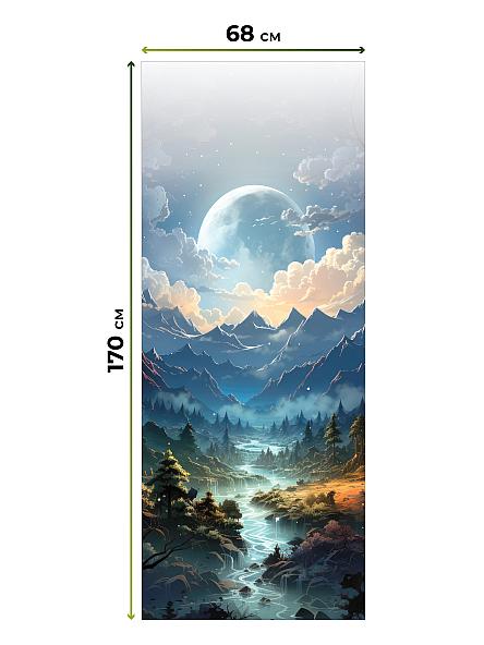 Рулонная штора для кухни для детской Легроса - 558 - ширина 68 см - фото 5