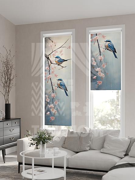 Рулонная штора Ранфрик - 563 - ширина 47 см - фото 2