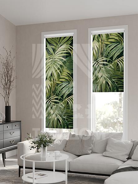 Рулонная штора Ранфрик - 566 - ширина 47 см - фото 2