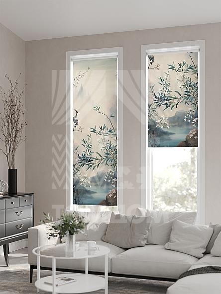 Рулонная штора для кухни для детской Лимкис - 553 - ширина 52 см - фото 2