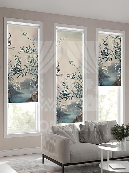 Рулонная штора для кухни для детской Лимкис - 553 - ширина 52 см - фото 4