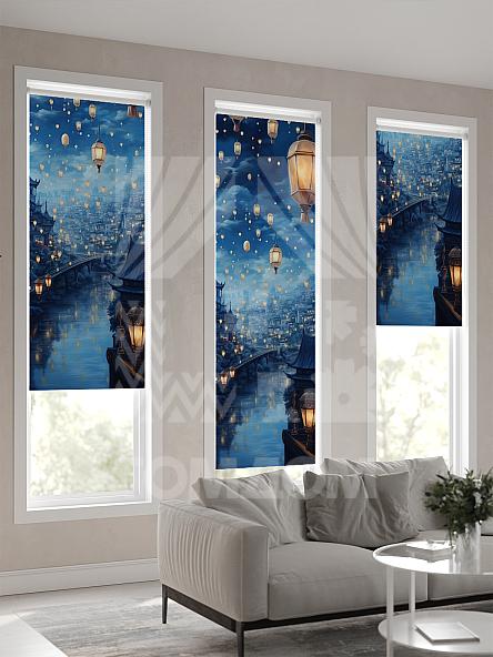 Рулонная штора для кухни для детской Лимкис - 554 - ширина 52 см - фото 4