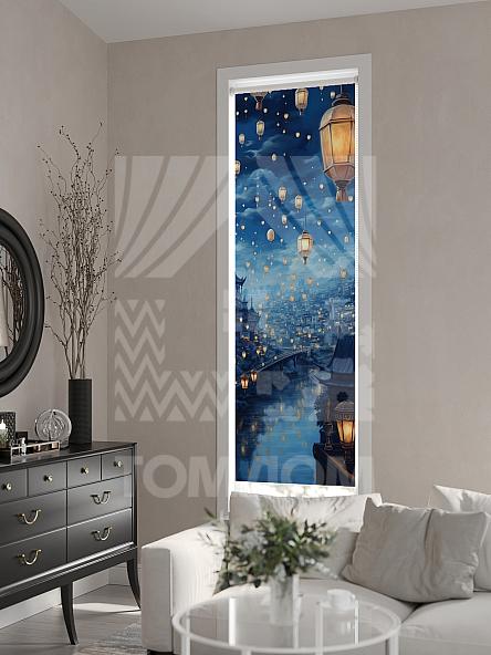 Рулонная штора для кухни для детской Лимкис - 554 - ширина 52 см - фото 6