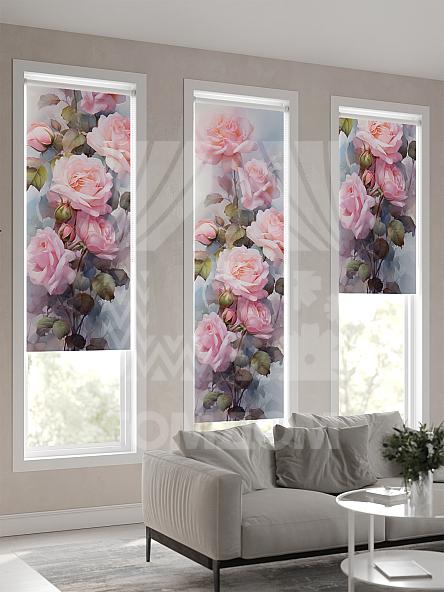 Рулонная штора для кухни для детской Лимкис - 555 - ширина 52 см - фото 4