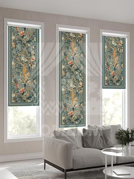 Рулонная штора для кухни для детской Лимкис - 556 - ширина 52 см - фото 4