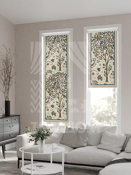 Рулонная штора для кухни для детской Лимкис - 557 - ширина 52 см - фото 2