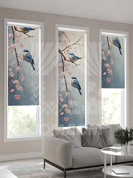 Рулонная штора для кухни для детской Лимкис - 563 - ширина 52 см - фото 4