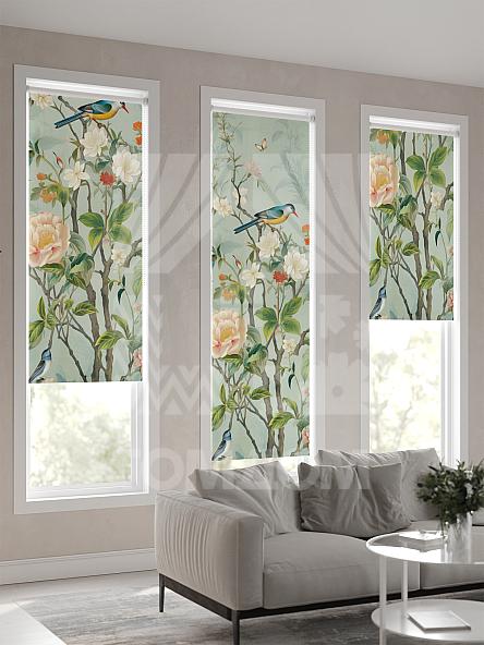 Рулонная штора для кухни для детской Лимкис - 564 - ширина 52 см - фото 4