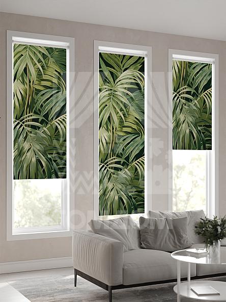 Рулонная штора для кухни для детской Лимкис - 566 - ширина 52 см - фото 4