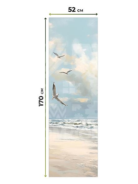 Рулонная штора для кухни для детской Лимкис - 568 - ширина 52 см - фото 5