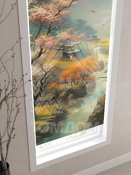 Рулонная штора для кухни для детской Ронлирт - 551 - ширина 57 см - фото 3