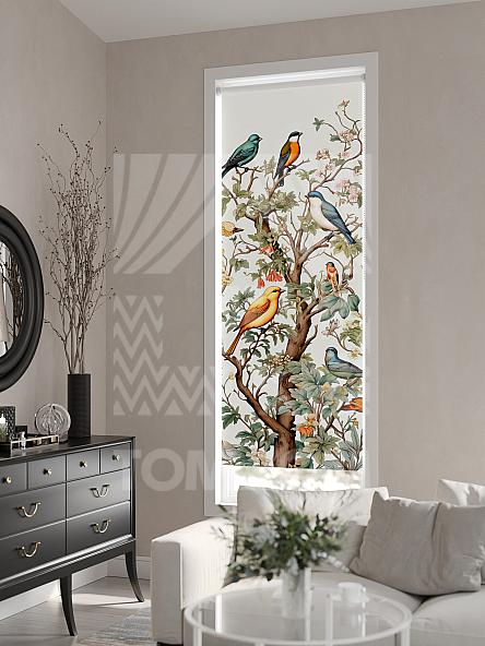 Рулонная штора для кухни для детской Ронлирт - 552 - ширина 57 см - фото 6