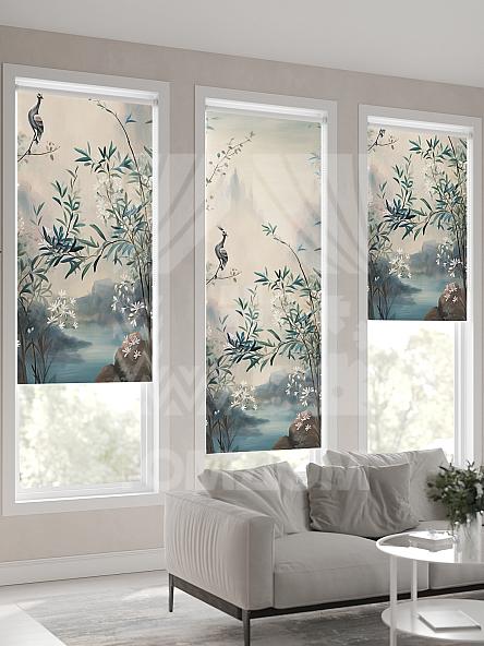 Рулонная штора для кухни для детской Ронлирт - 553 - ширина 57 см - фото 4