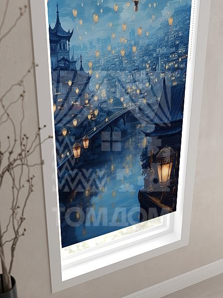 Рулонная штора для кухни для детской Ронлирт - 554 - ширина 57 см - фото 3